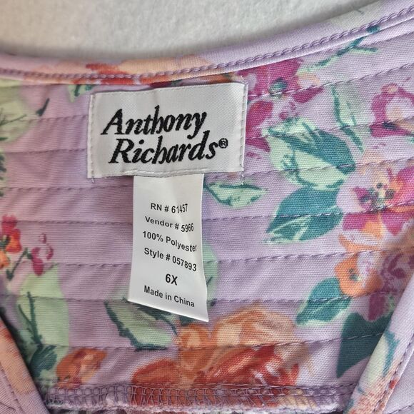 Anthony Richards House Dress Size 6X New - Picture 4 of 9